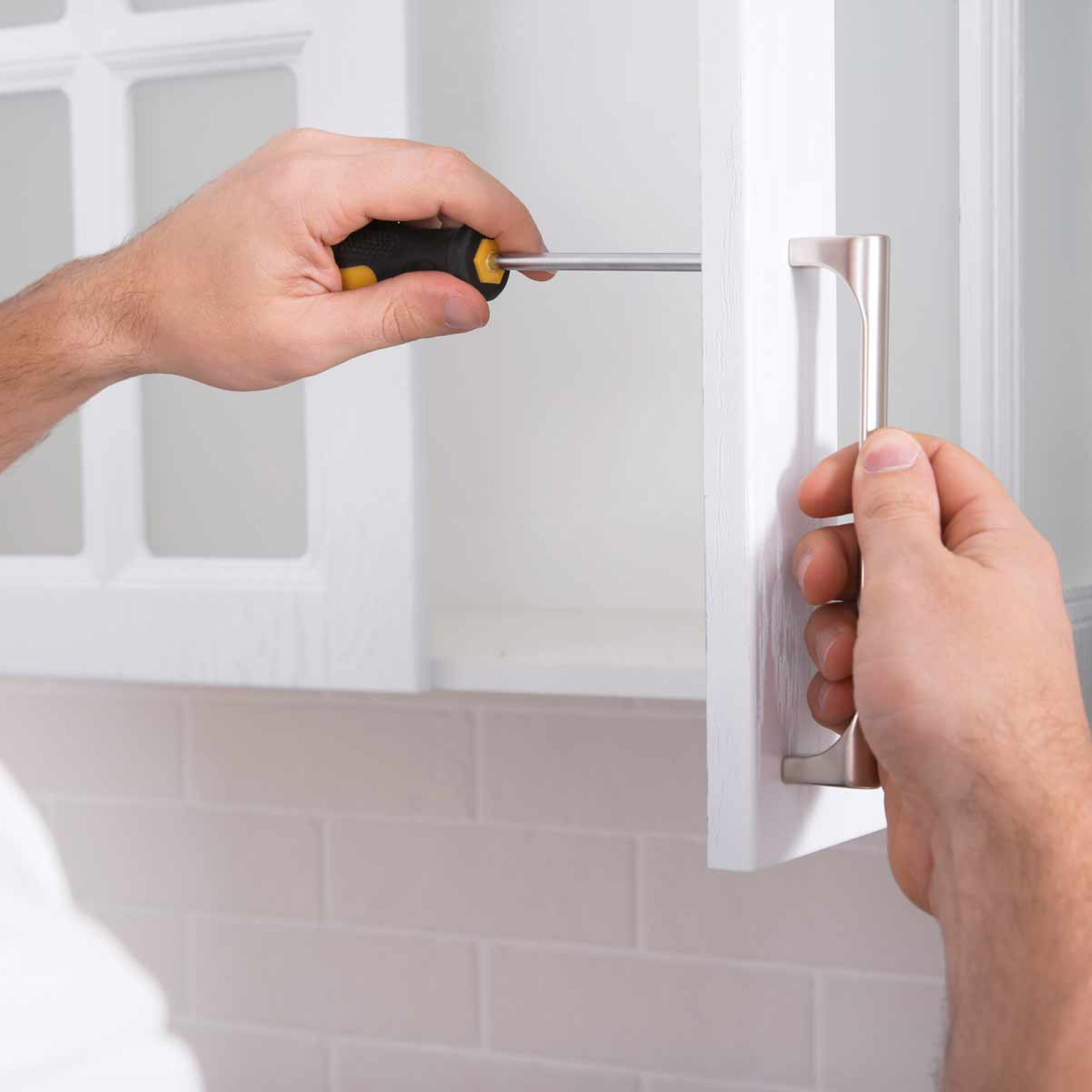 Cabinet Hardware Installation