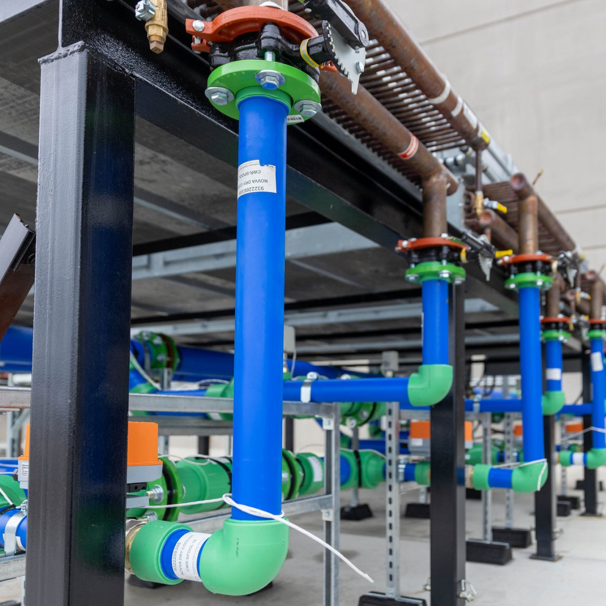 Chilled Water Pipe Infrastructure