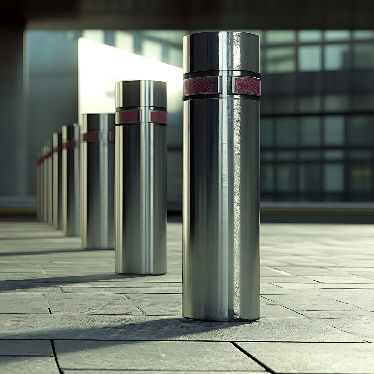 Anti-Ram Security Bollard Installer