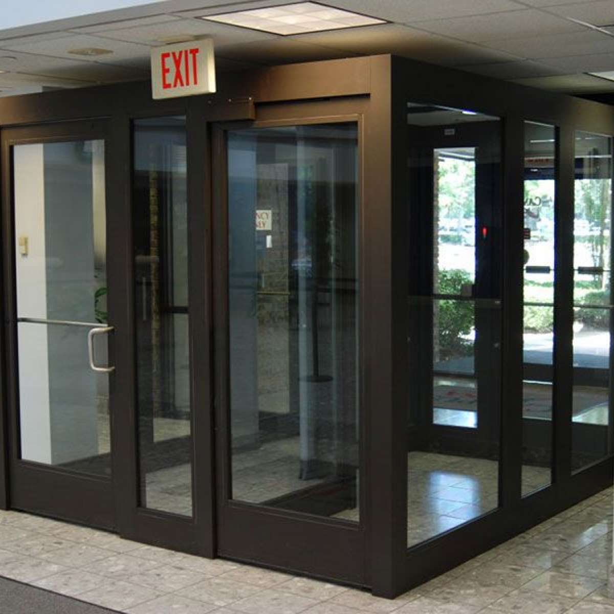 Man-Trap Security Vestibule Construction