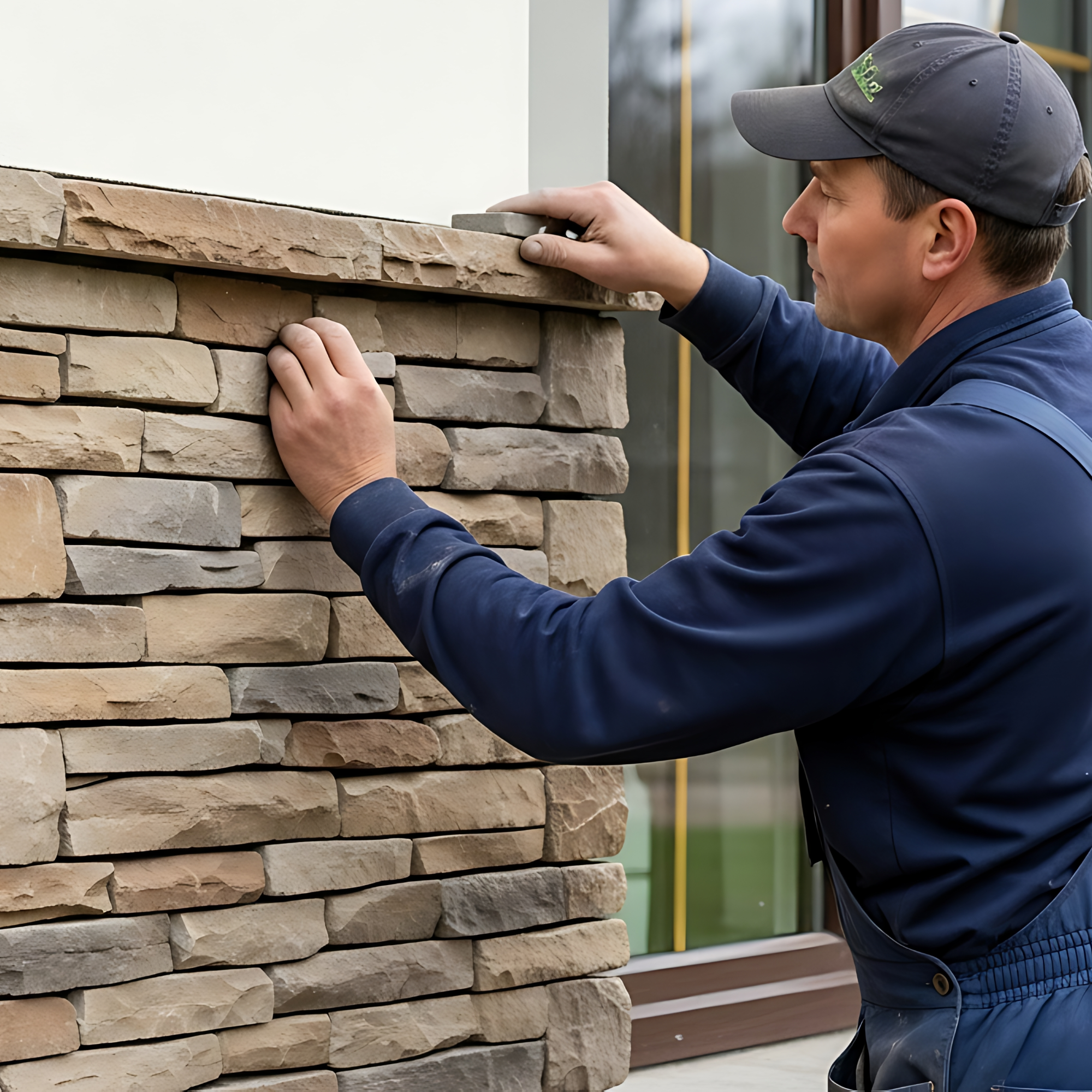 Decorative Stone Installation