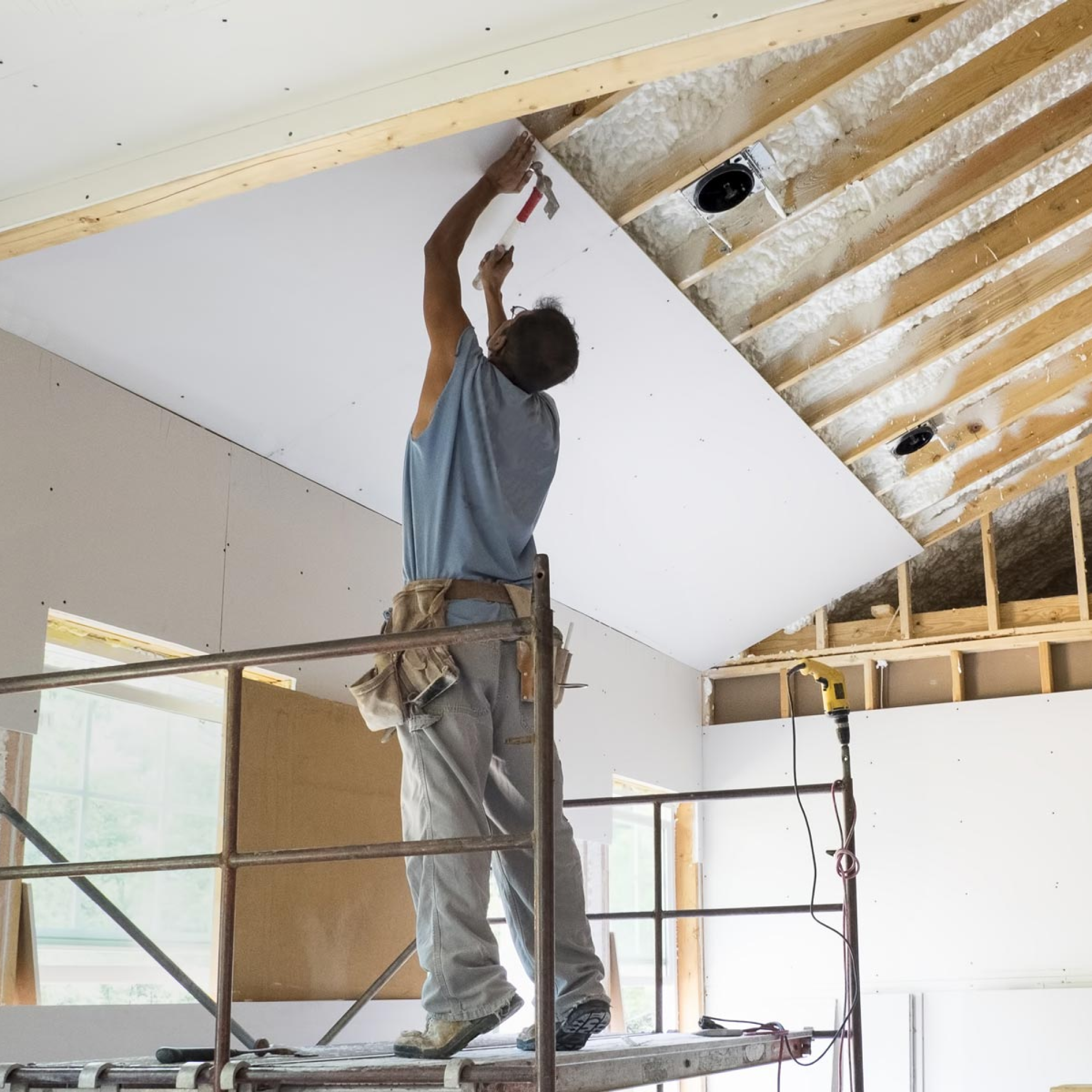 Full Sheet Drywall Installation