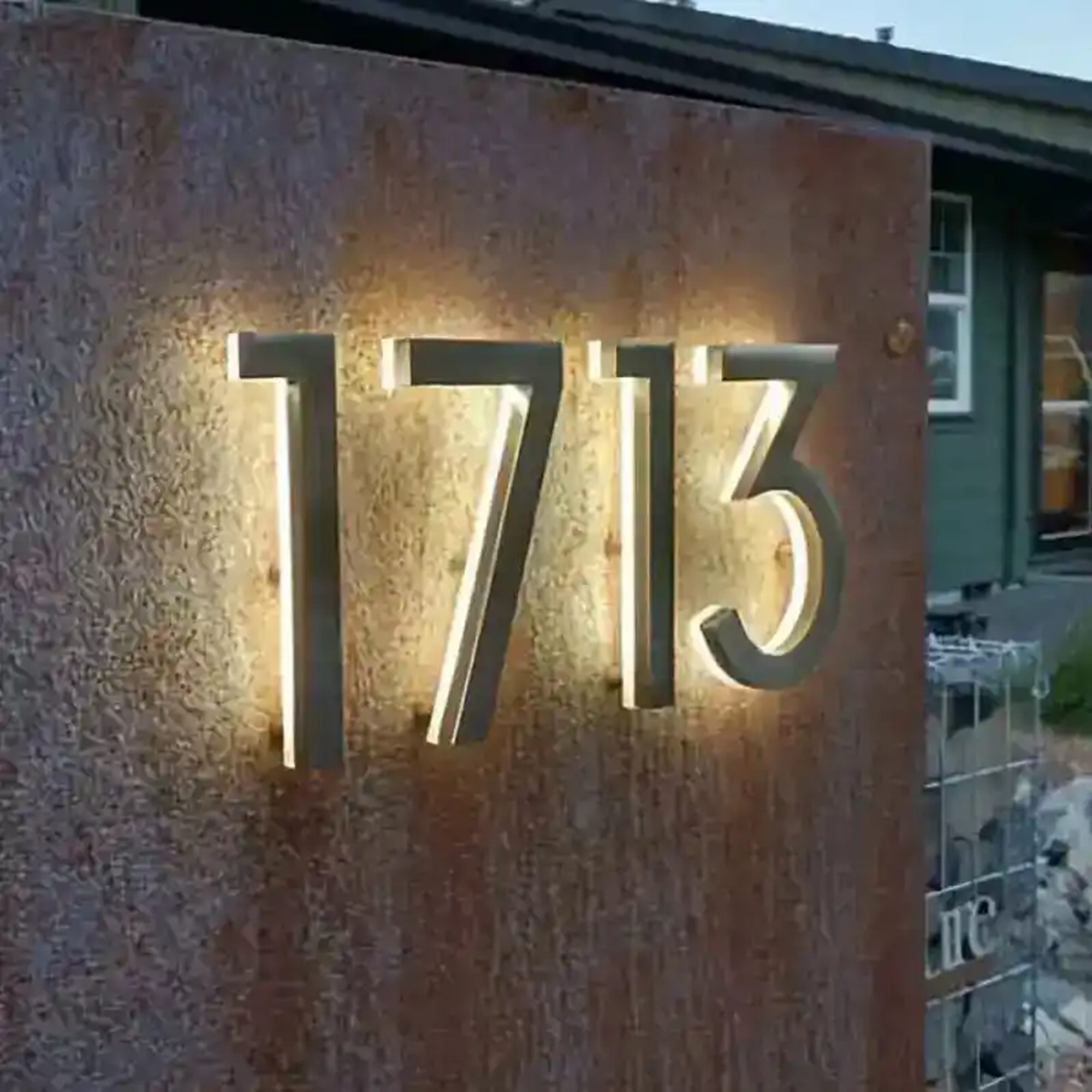 House Number Installation