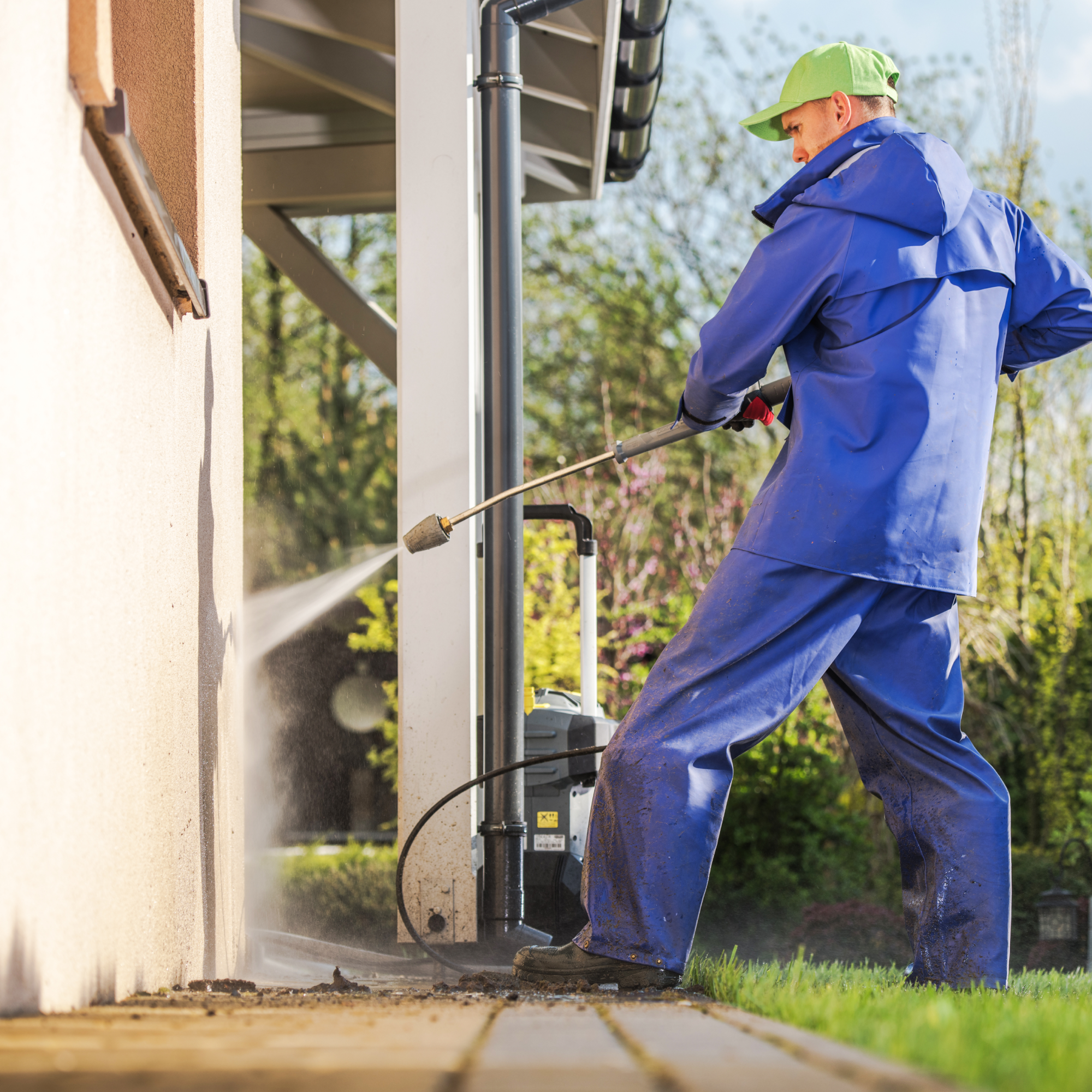 House Exterior Pressure Washing