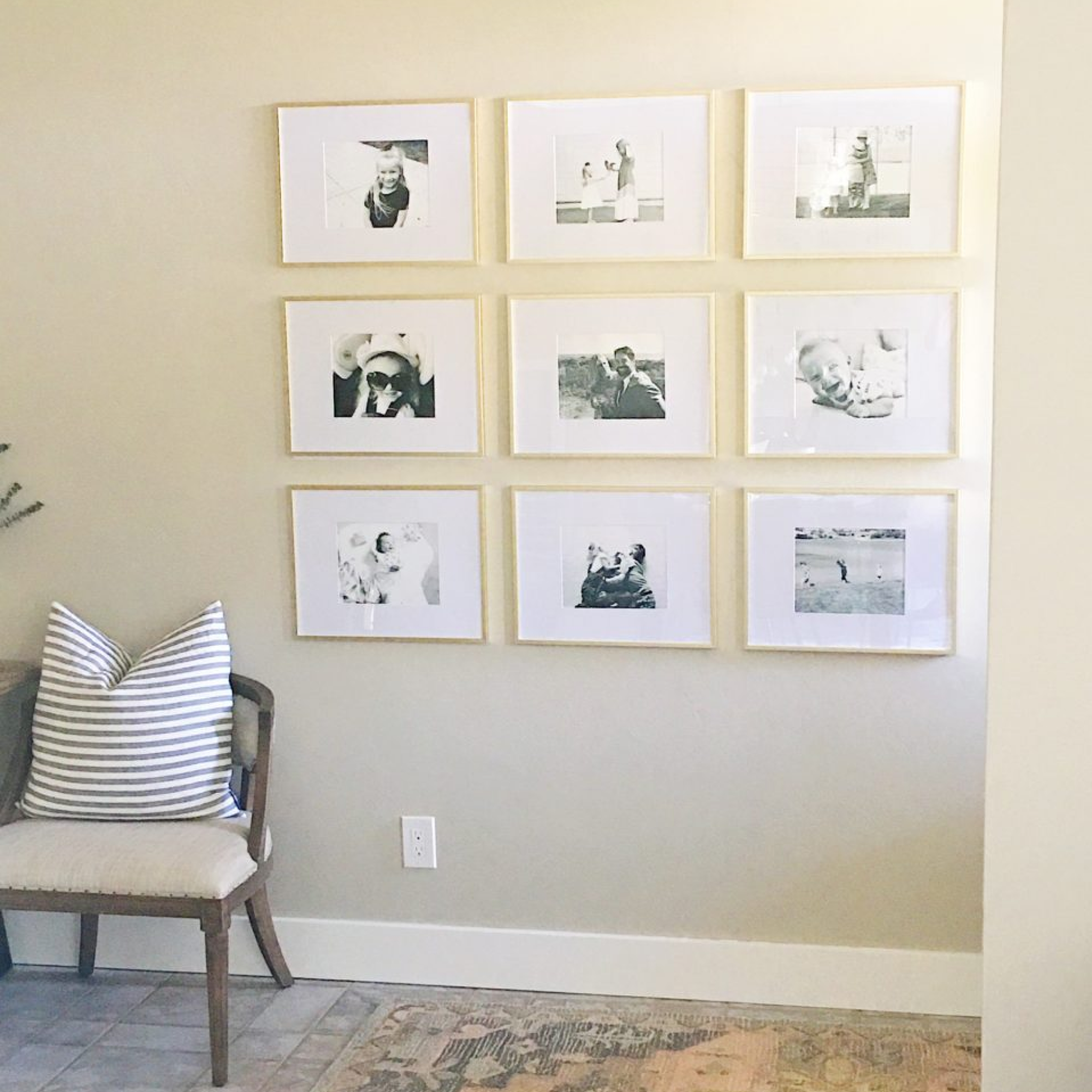 Picture Grid Hanging